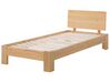 Łóżko drewniane 90 x 200 cm jasne ROYAN_759931