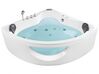 Whirlpool Corner Bath with LED 207 x 1460 mm White TOCOA II_820474