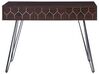 3 Drawer Console Table Dark Wood with Black MALSALA_844700