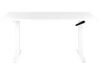 Fehér manuálisan állítható íróasztal 160 x 72 cm DESTINES_898814