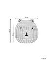 Rattan Bear Basket Natural HIMBA_838177
