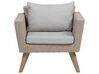 5 Seater PE Rattan Garden Sofa Set Grey VITTORIA XL_745836