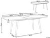 Rozkladací jedálenský stôl 180/210 x 90 cm svetlé drevo HAGA_786563