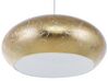 Metal Pendant Lamp Gold LIMNATIS_719386