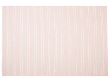 Vloerkleed polyester roze 160 x 230 cm AKYAR