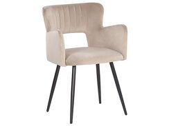 Tuoli sametti ruskeanharmaa SANILAC Tuoli sametti ruskeanharmaa SANILAC