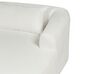 Canapé d'angle à droite 3 places en tissu blanc SVANSELE_901671