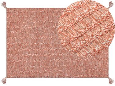 Bavlnený koberec 160 x 230 cm oranžový MUGLA