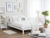 Dřevěná bílá postel 140 x200 cm TANNAY_802315