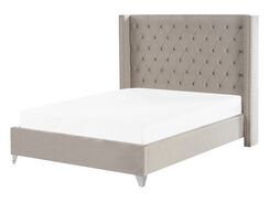 Parisänky sametti vaaleanharmaa 140 x 200 cm LUBBON Parisänky sametti vaaleanharmaa 140 x 200 cm LUBBON