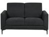2-istuttava sohva kangas musta FENES_897873