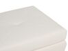 Canapé simple en tissu bouclé blanc OLDEN_906494