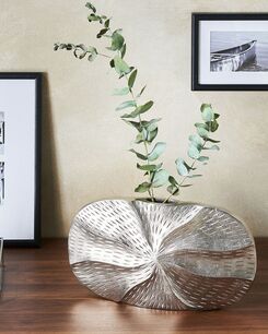 Kukkamaljakko alumiini hopea 21 cm URGENCH Kukkamaljakko alumiini hopea 21 cm URGENCH