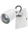 Set of 2 Metal Spotlight Lamps White BONTE_828757