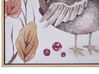 Obraz na płótnie w ramie ptak 63 x 63 cm wielokolorowy CASTRO_891167