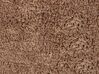 Puf de algodón marrón 50 x 35 cm KANDHKOT_908405