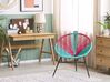 PE Rattan Accent Chair Blue and Pink ACAPULCO_815656