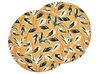 Set of 2 Outdoor Cushions Leaf Motif ⌀ 40 cm Multicolour TAGGIA_882813