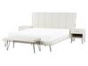 Conjunto branco de 4 peças para quarto de dormir cama de 160 x 200 cm BETIN_789125