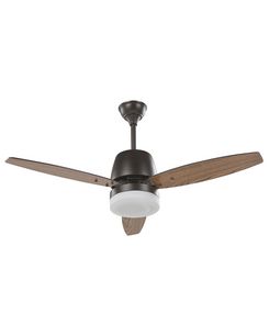 Tuuletinvalaisin tumma puu/musta MLAVA