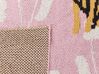 Plaid enfant avec motif tigres en coton rose 130 x 170 cm NERAI_905358