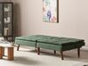 Fabric Sofa Bed Green RONNE_898172
