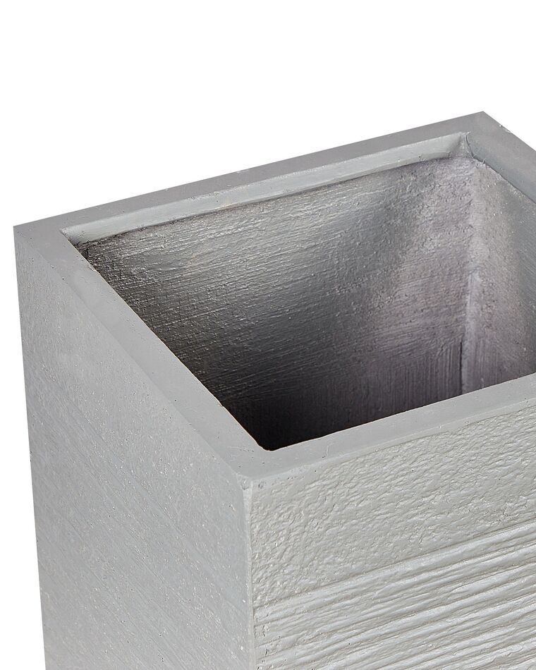 QUVIO Plantenzak - 30 x 25 cm - Vilt - Grijs | Leen Bakker