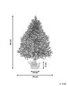 Frosted Christmas Tree in Jute Bag 90 cm Green RINGROSE_813273