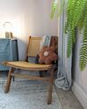 Wooden Chair with Rattan Braid Light Wood MIDDLETOWN_908594