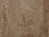 Esstisch dunkler Holzfarbton / schwarz 140/180 x 80 cm ausziehbar BARBOSA_786551