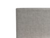 Fabric EU Single Size Bed Light Grey FITOU_875563