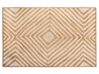 Teppich Jute-Baumwolle beige 140 x 200 cm PIRLI_800773
