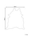 Faux Cowhide Area Rug 150 x 200 cm Black and White BOGONG_820339