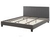  Faux Leather EU Super King Size Bed Grey POITIERS_793418