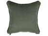 Right Hand Boucle Chaise Lounge Dark Green CHEVANNES_858671