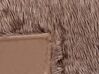 Faux Fur Bedspread 200 x 220 cm Brown DELICE_915726