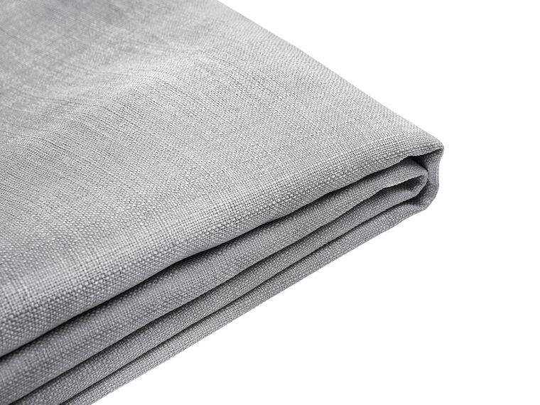 Revêtement en tissu gris clair 160 x 200 cm pour les lits FITOU_748739