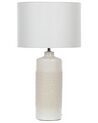 Lampada da tavolo ceramica bianco 58 cm ANSEBA_822612