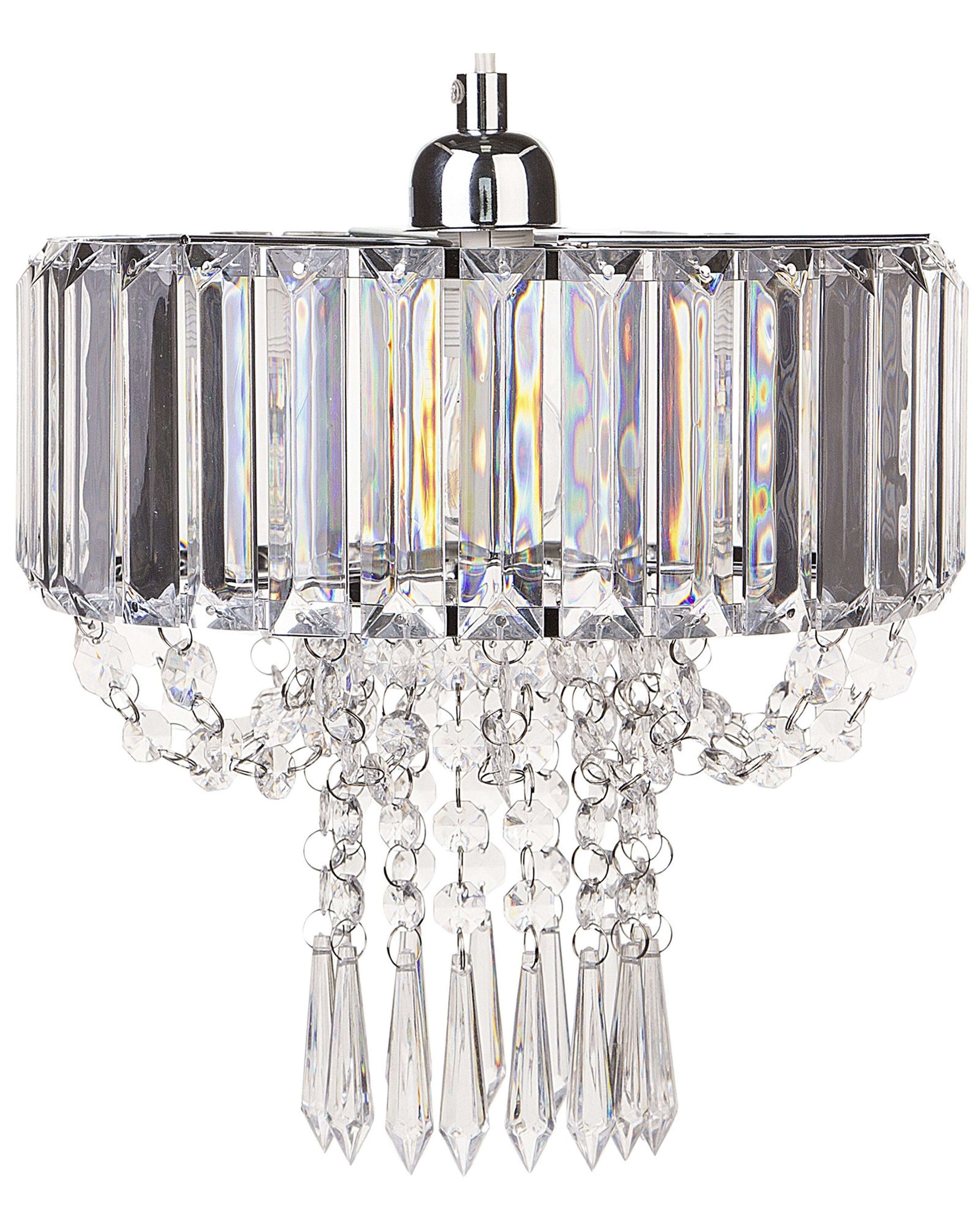 Kronleuchter Metall / Acrylglas transparent Kristall-Optik 1-flammig ADORN | Kronleuchter