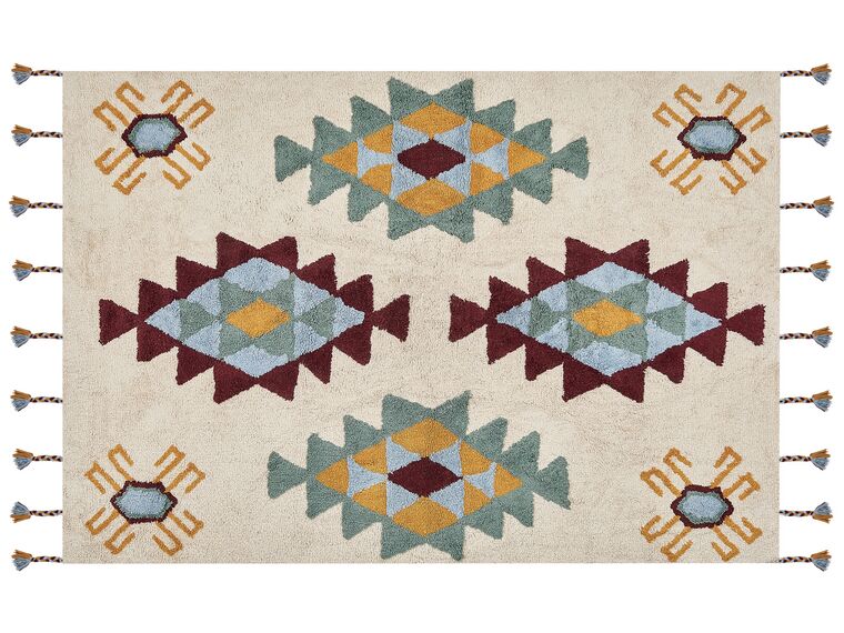 Bavlnený koberec 160 x 230 cm viacfarebný DUZCE_839454