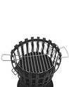 Somagic Brasero Rond En Acier Noir - Pour Bois Et Charbon, Léger Et Mobile, Idéal Pour Terrasses Et Jardins