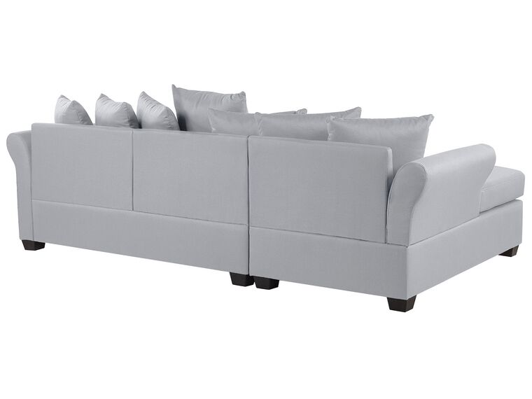 Right Hand Corner Sofa Light Grey VIKNA Beliani.co.uk