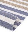 Teppich Wolle mehrfarbig Streifenmuster 160 x 230 cm Kurzflor ENGIZ_853563