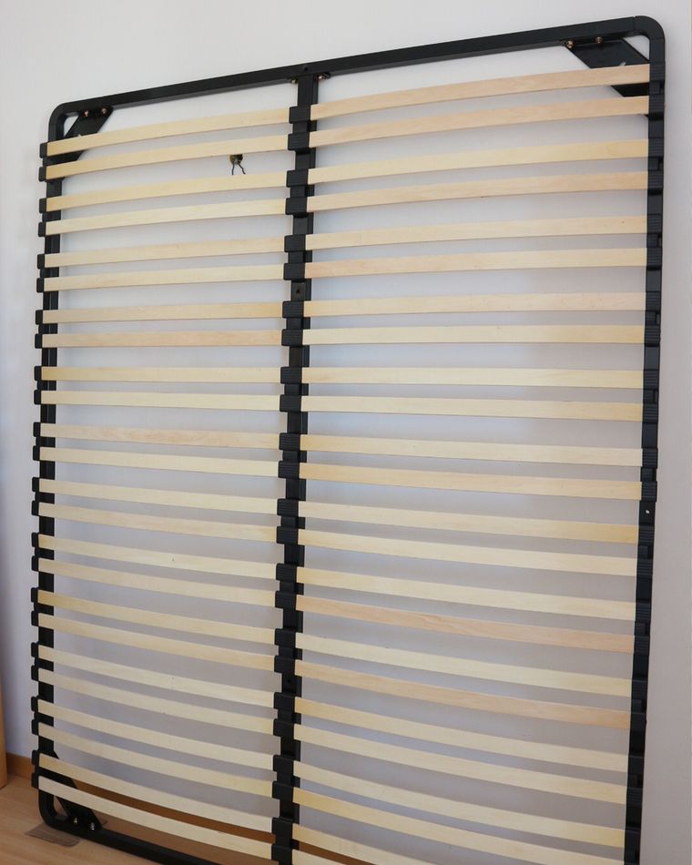 Slatted Bed Base 160 x 200 cm (EU King Size) COMBOURG Beliani.co.uk