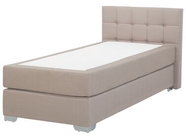 Säng 90 x 200 cm beige ADMIRAL