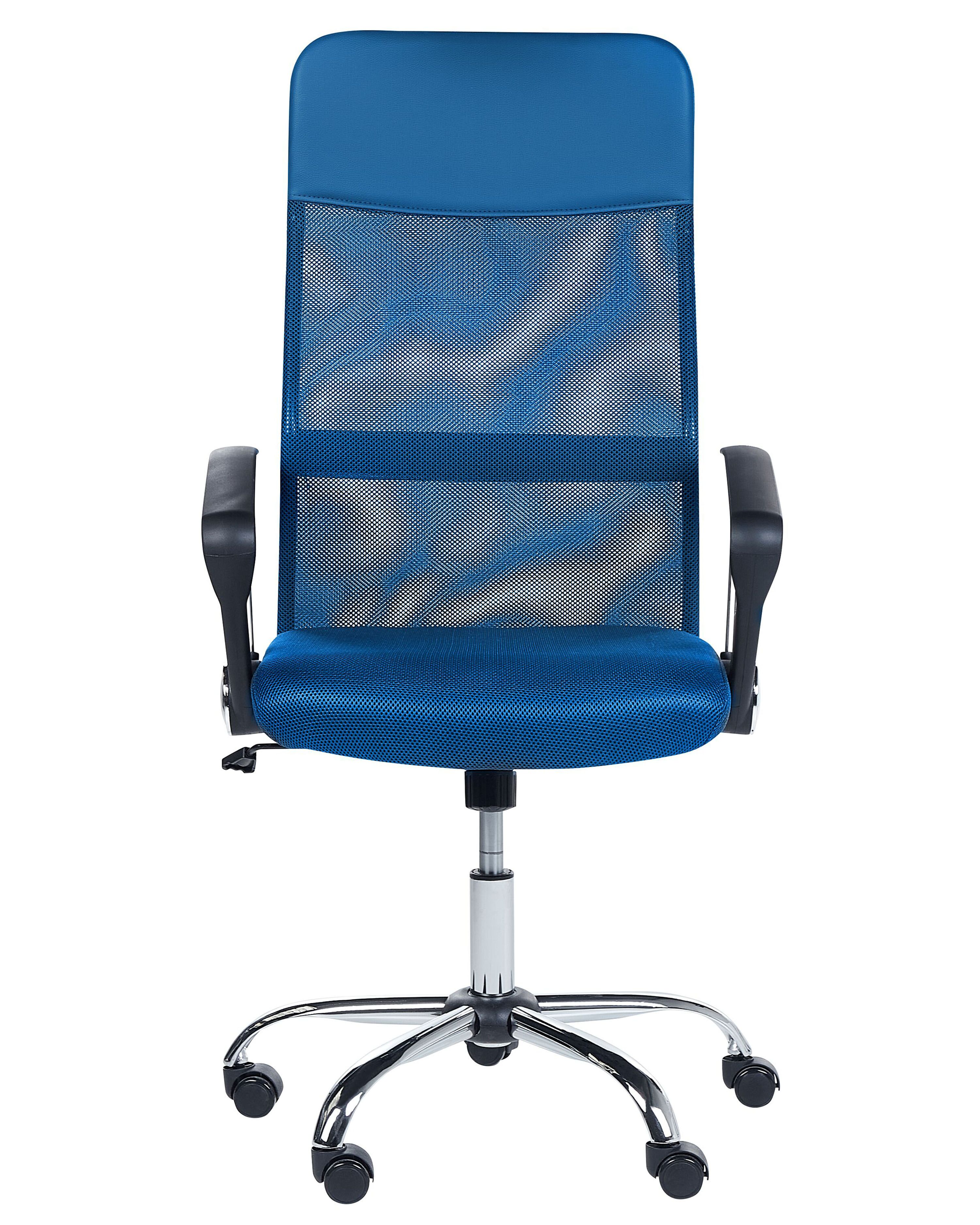 Swivel Office Chair Blue DESIGN Beliani.co.uk