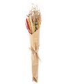 Dried Flower Bouquet 65 cm Red and Yellow PAMPELUNA_835266