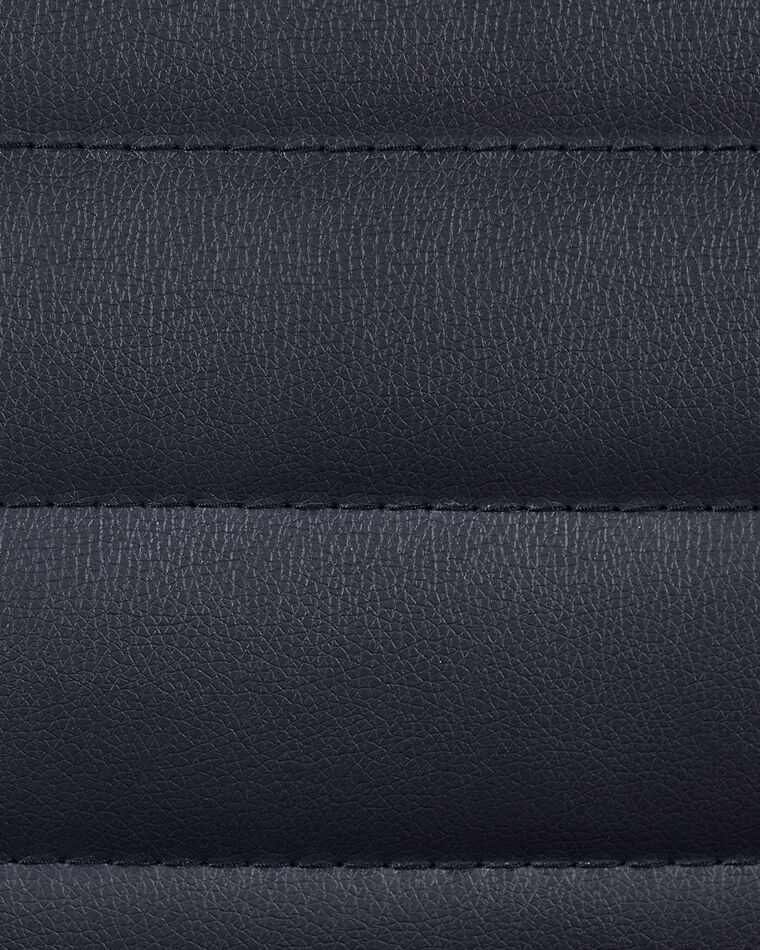 Fauteuil en cuir PU noir PRIME