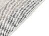 Teppich Wolle cremeweiss 140 x 200 cm Streifenmuster Kurzflor EMIRLER_847182