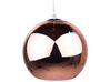 Lampe suspension en forme de boule cuivré SESSERA _758001